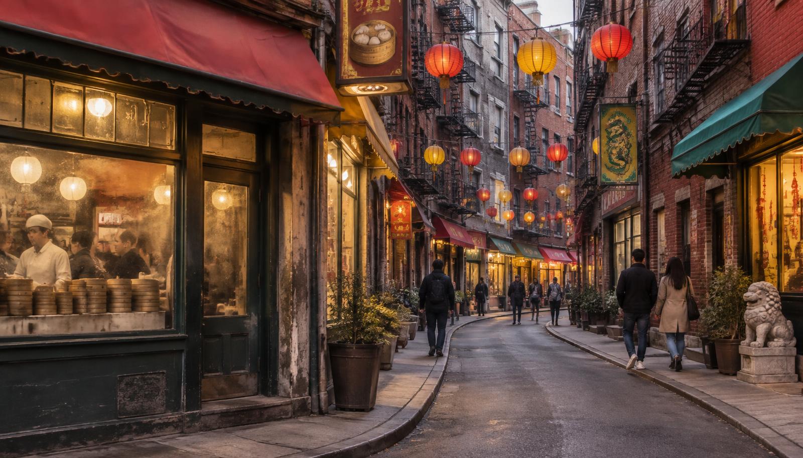 Doyers Street (Chinatown): historia, túnel secreto y dónde comer