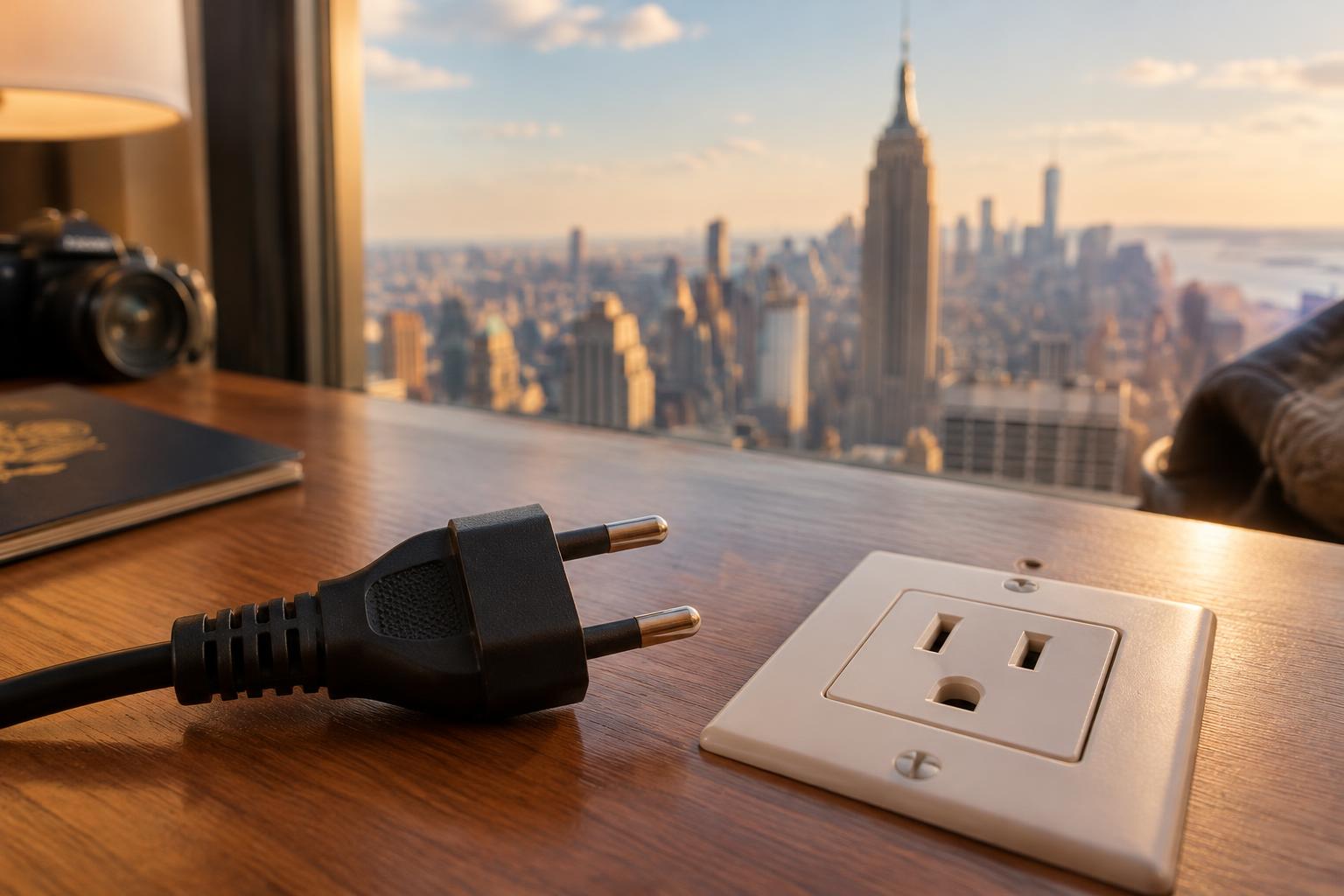 Enchufes en Estados Unidos: qué adaptador necesitas para Nueva York (2026)